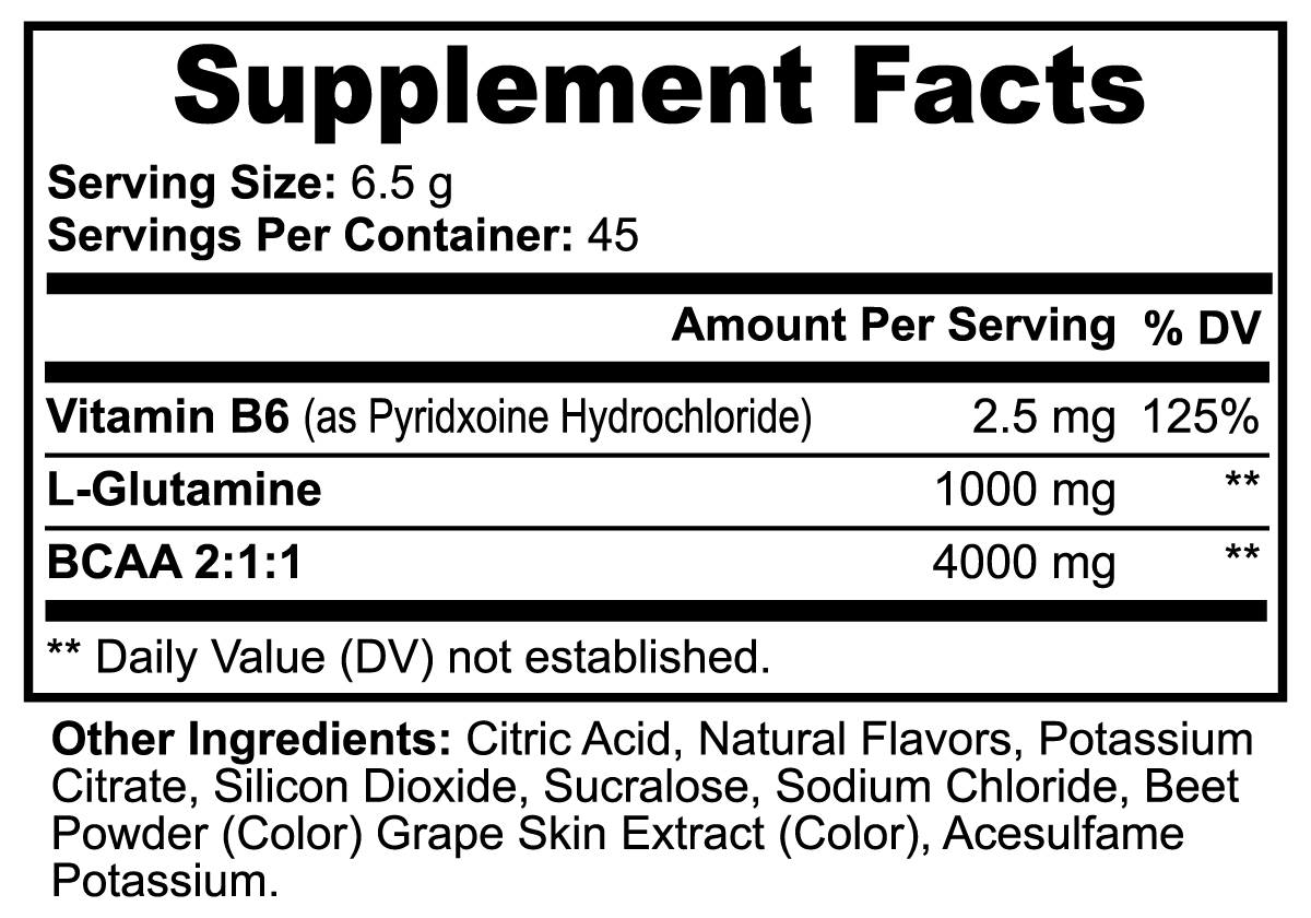 Muscle Mimosa - BCAA Post Wrokout Powder